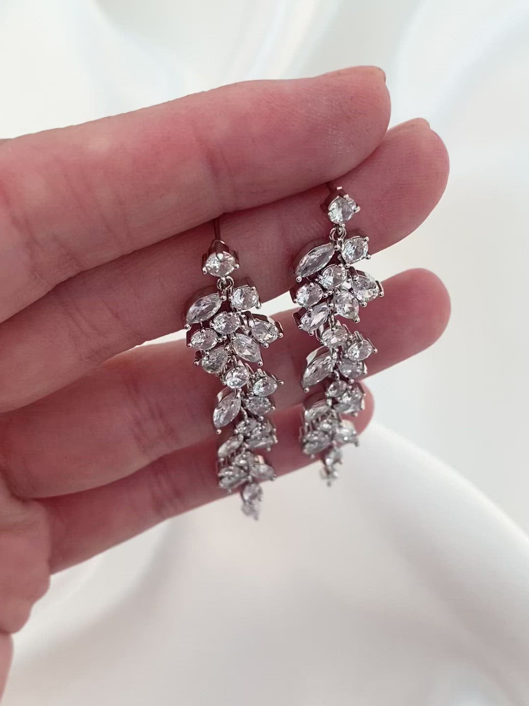 Load and play video in Gallery viewer, Lydia Earrings