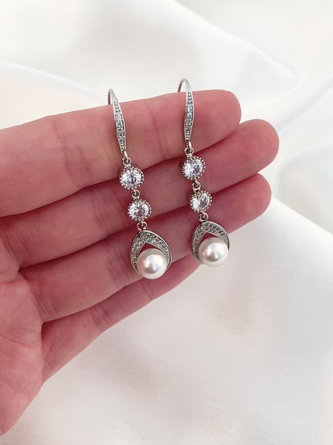 Load and play video in Gallery viewer, Astra Earrings | Long