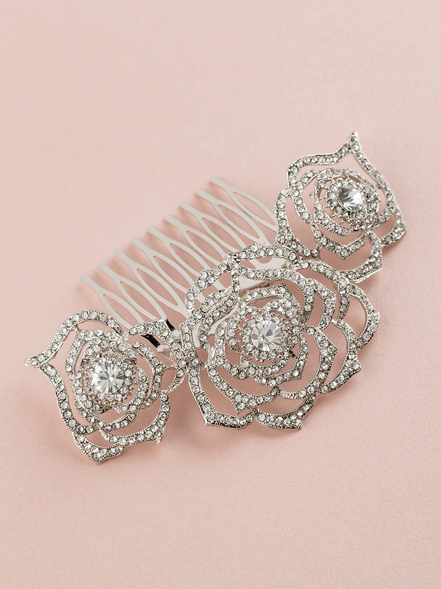 Fleur de Rose Hair Comb