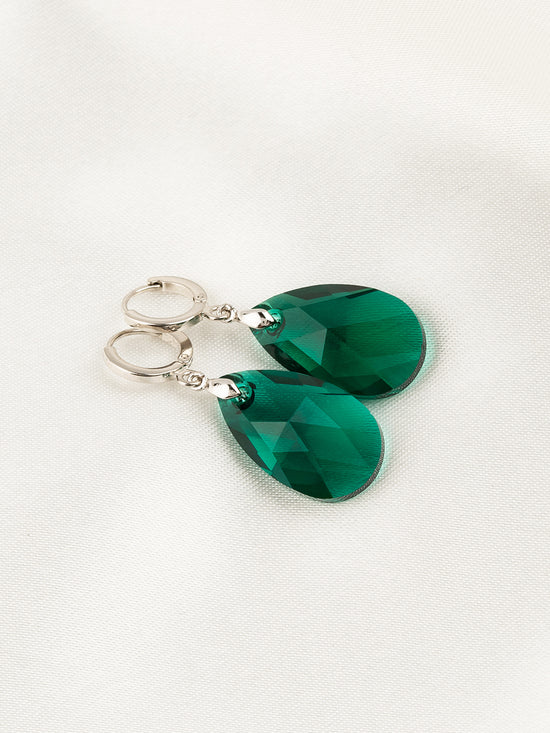Olivia Earrings | Emerald