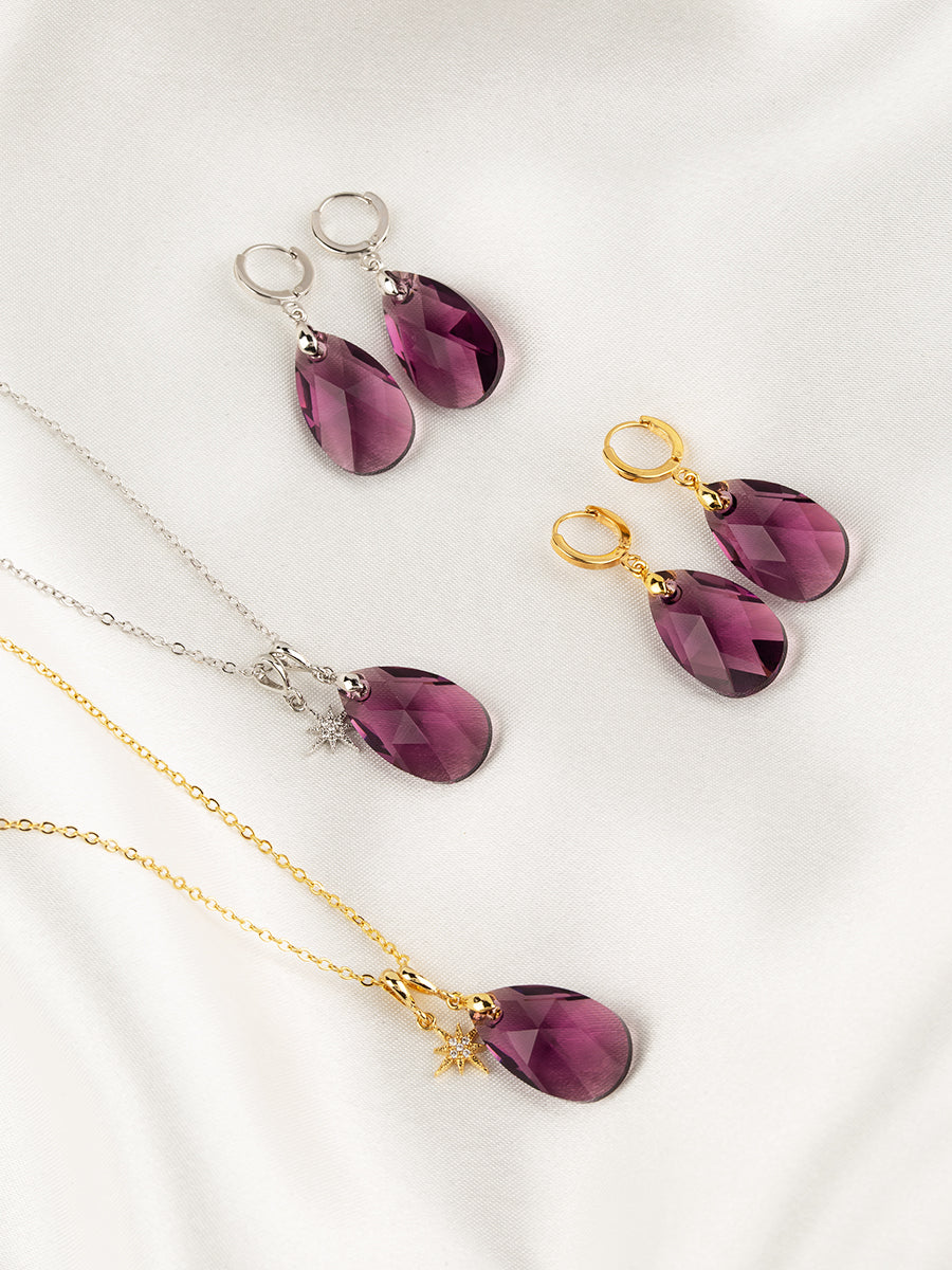 Olivia Jewelry Set | Amethyst