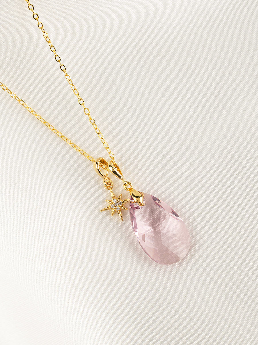 Olivia Necklace Set | Light Amethyst