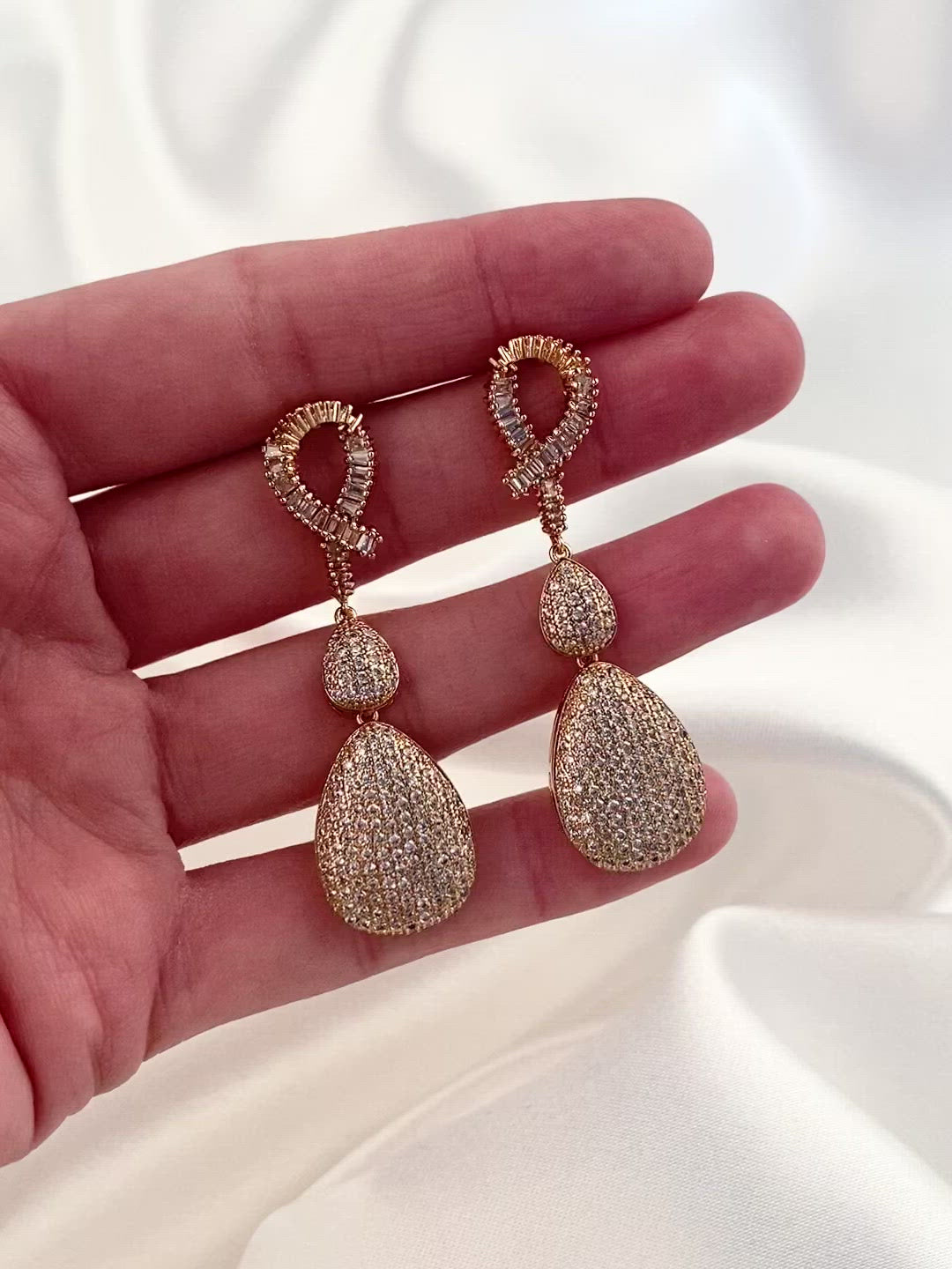 Load and play video in Gallery viewer, Eloise Earrings