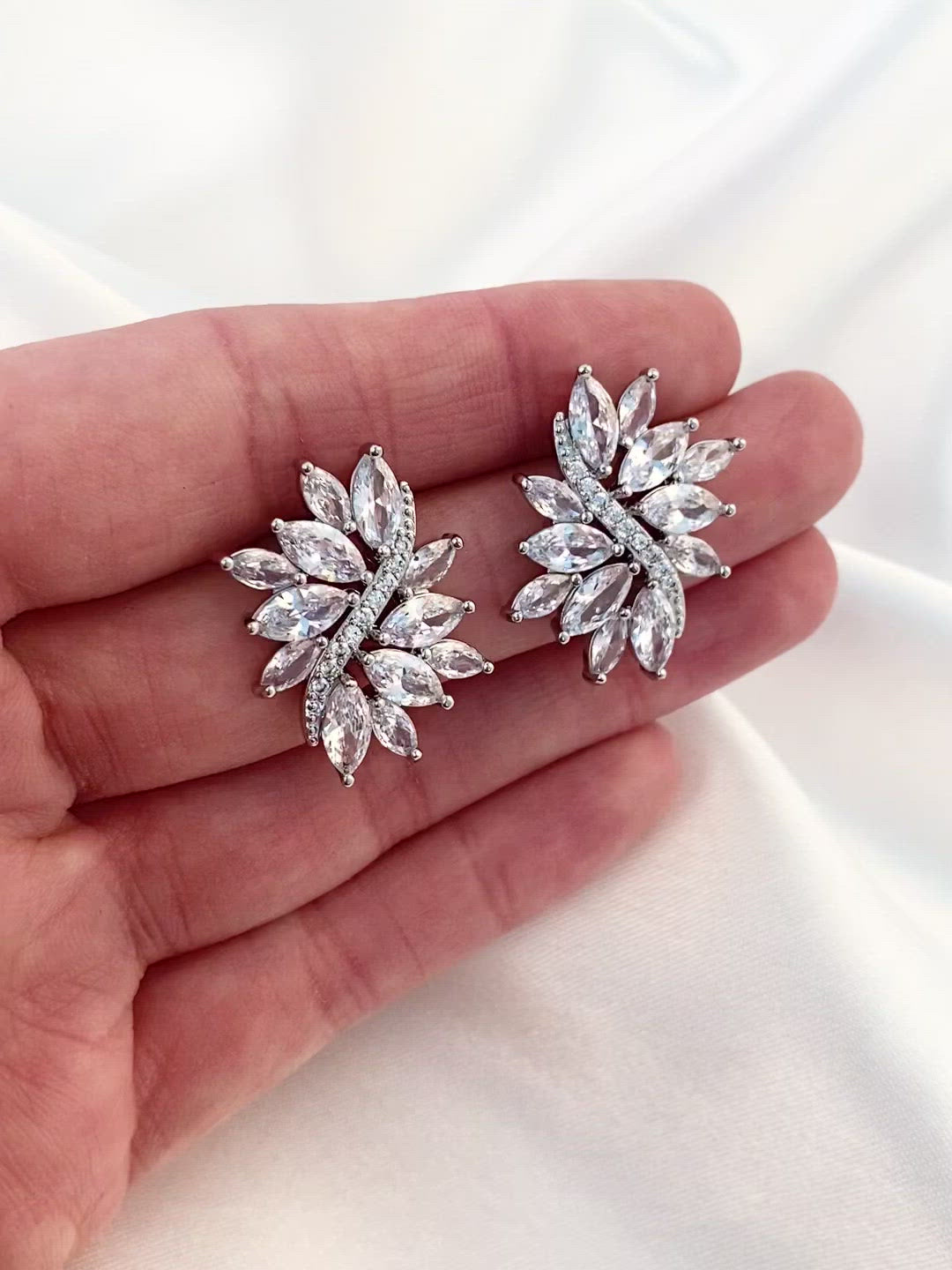 Load and play video in Gallery viewer, Demetria Earrings