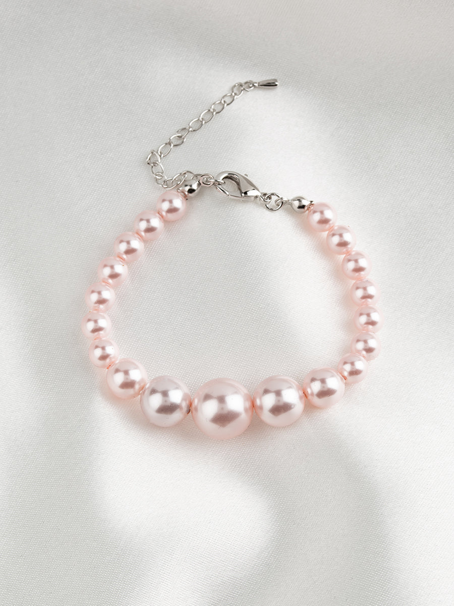 Graduated Pearl Bracelet | Pastel