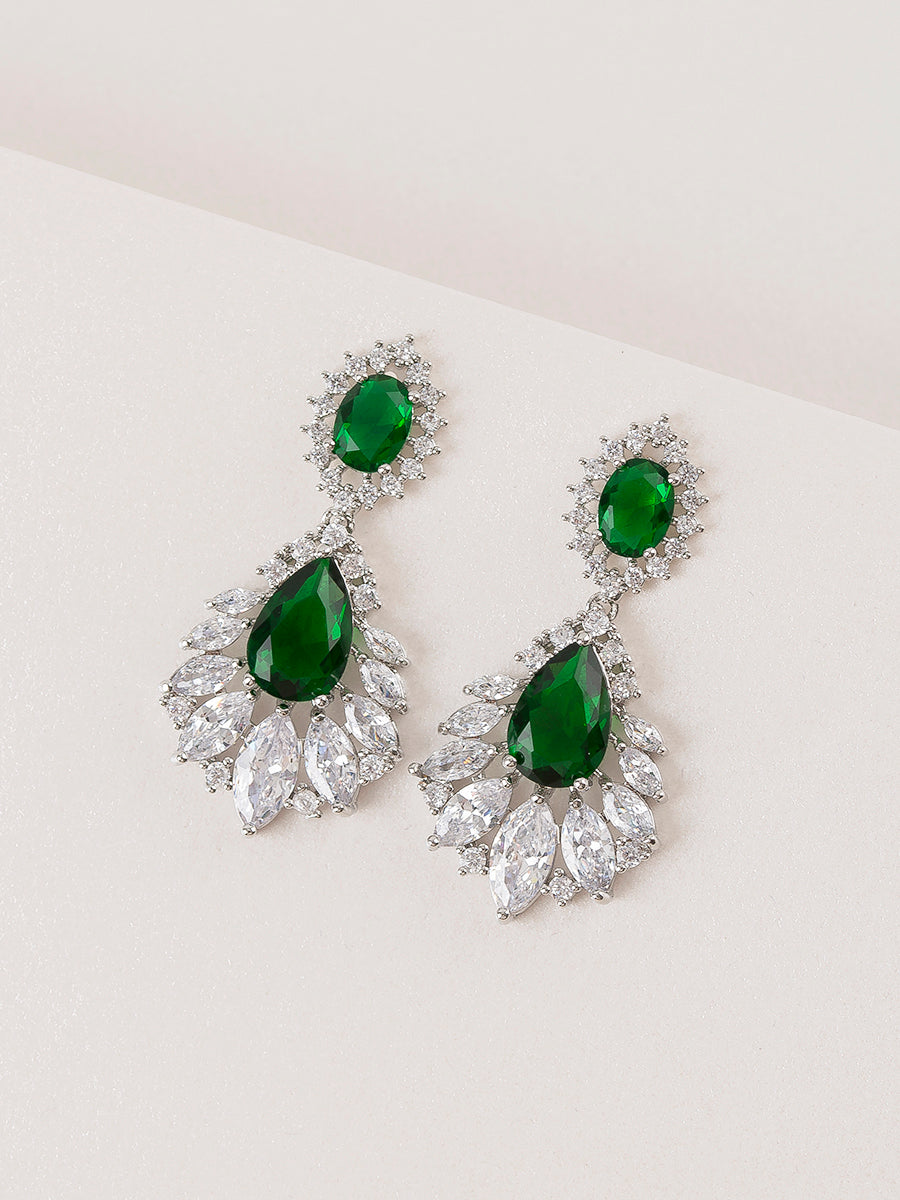 Lilith Earrings | Emerald