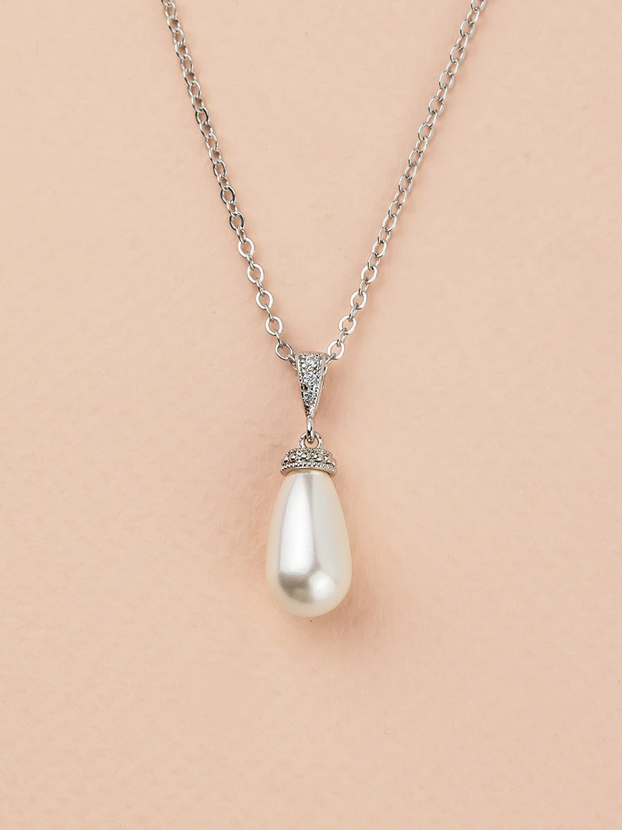 Pink Freshwater Pearl Pendant | Pearl Jewelry | Biba & Rose