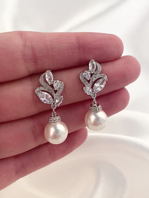 
            
                Load and play video in Gallery viewer, Nessa Pearl Earrings
            
        