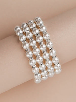 Laelia Quadruple Strand Bracelet