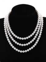 Classic Triple Strand Necklace