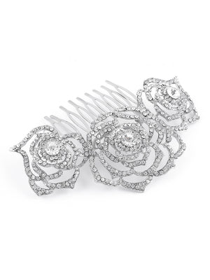 
            
                Load image into Gallery viewer, Fleur de Rose Hair Comb
            
        