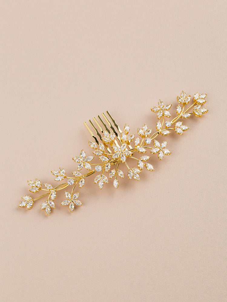 Charmaine Gold Hair Comb