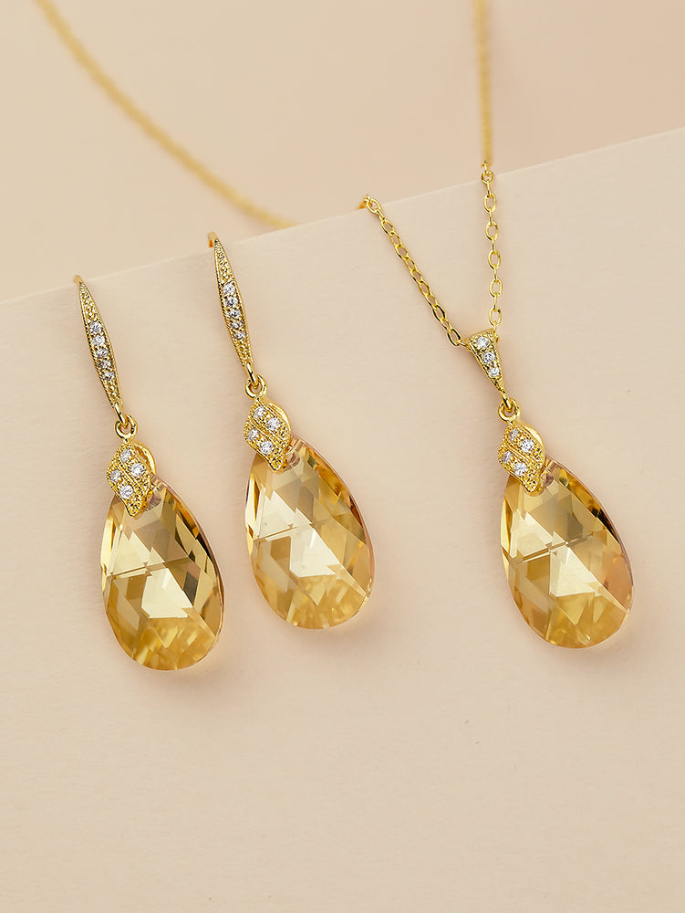 Naomi Jewelry Set | Golden Shadow