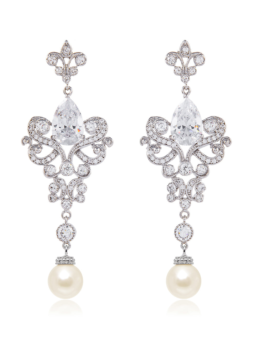 Load image into Gallery viewer, Isolde Pearl Earrings

