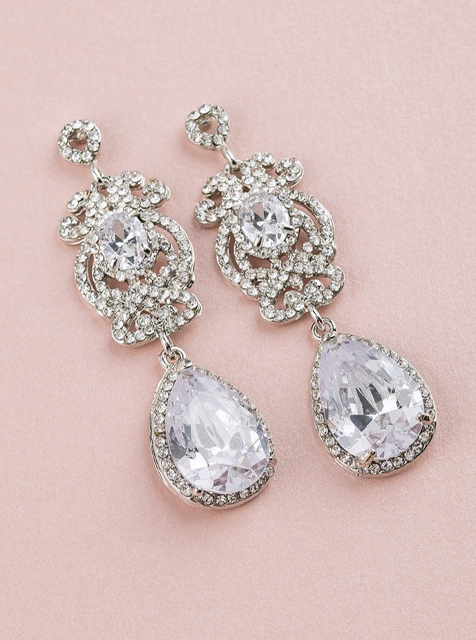 Designer Inspired Bling Earrings