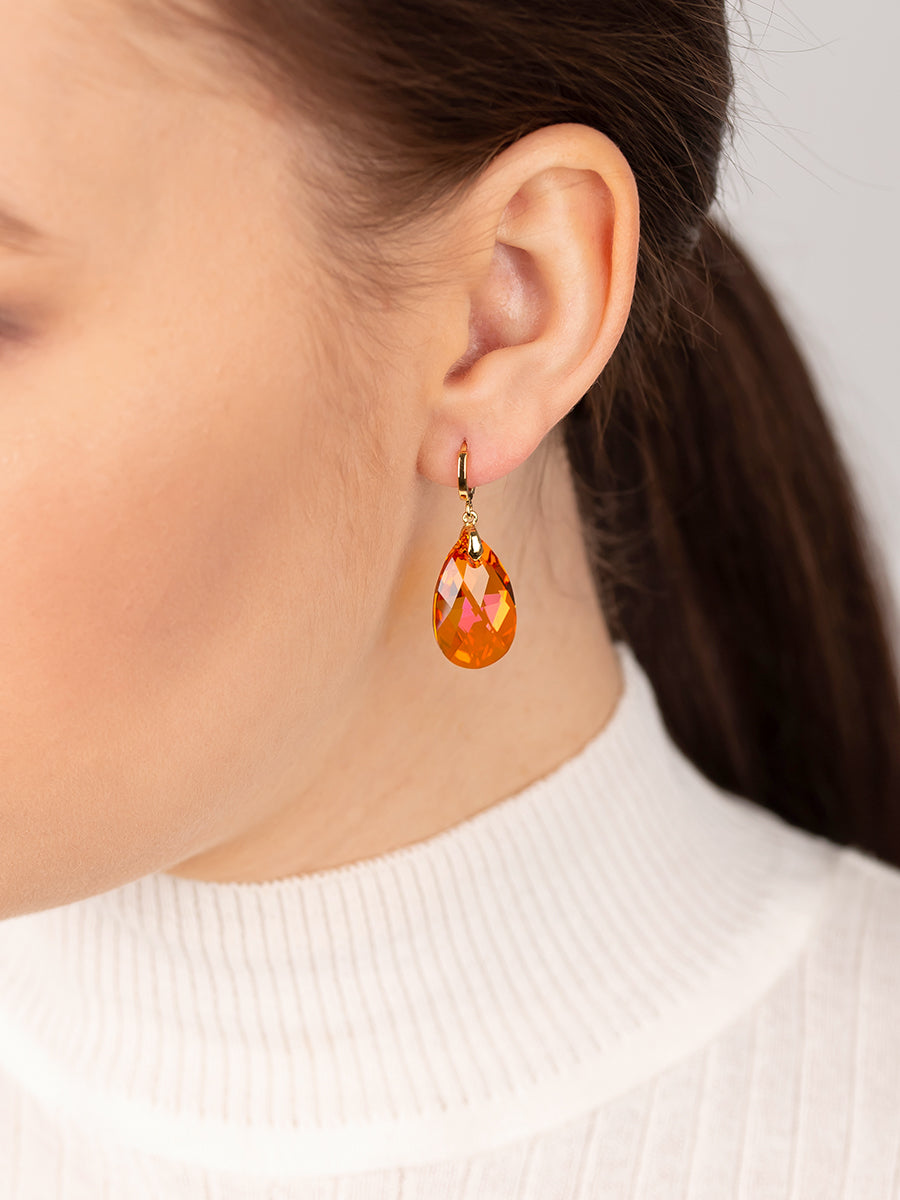 Olivia Earrings | Astral Orange