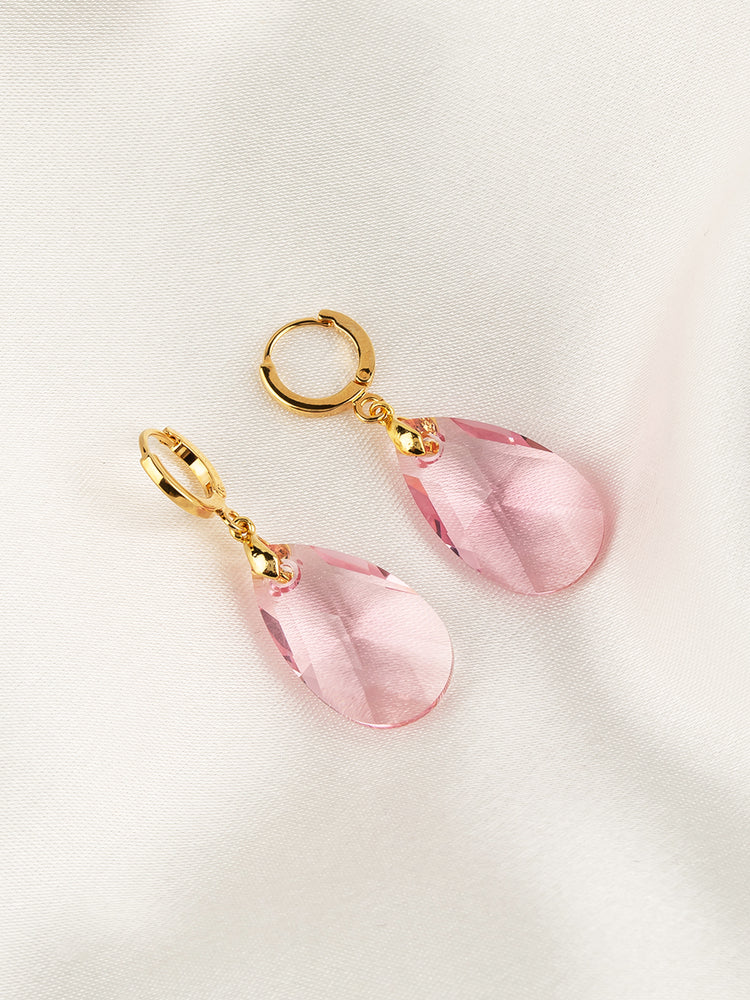 Olivia Earrings | Light Rose