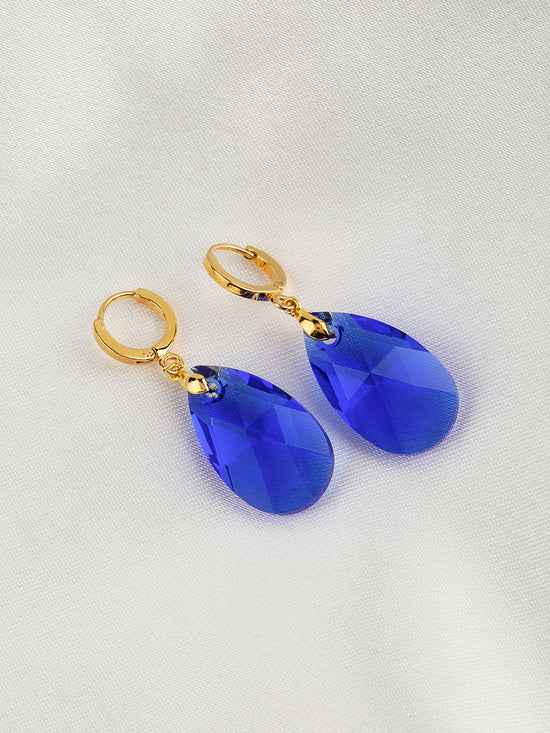 Load image into Gallery viewer, Olivia Earrings | Majestic Blue
