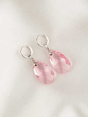 Olivia Earrings | Light Rose