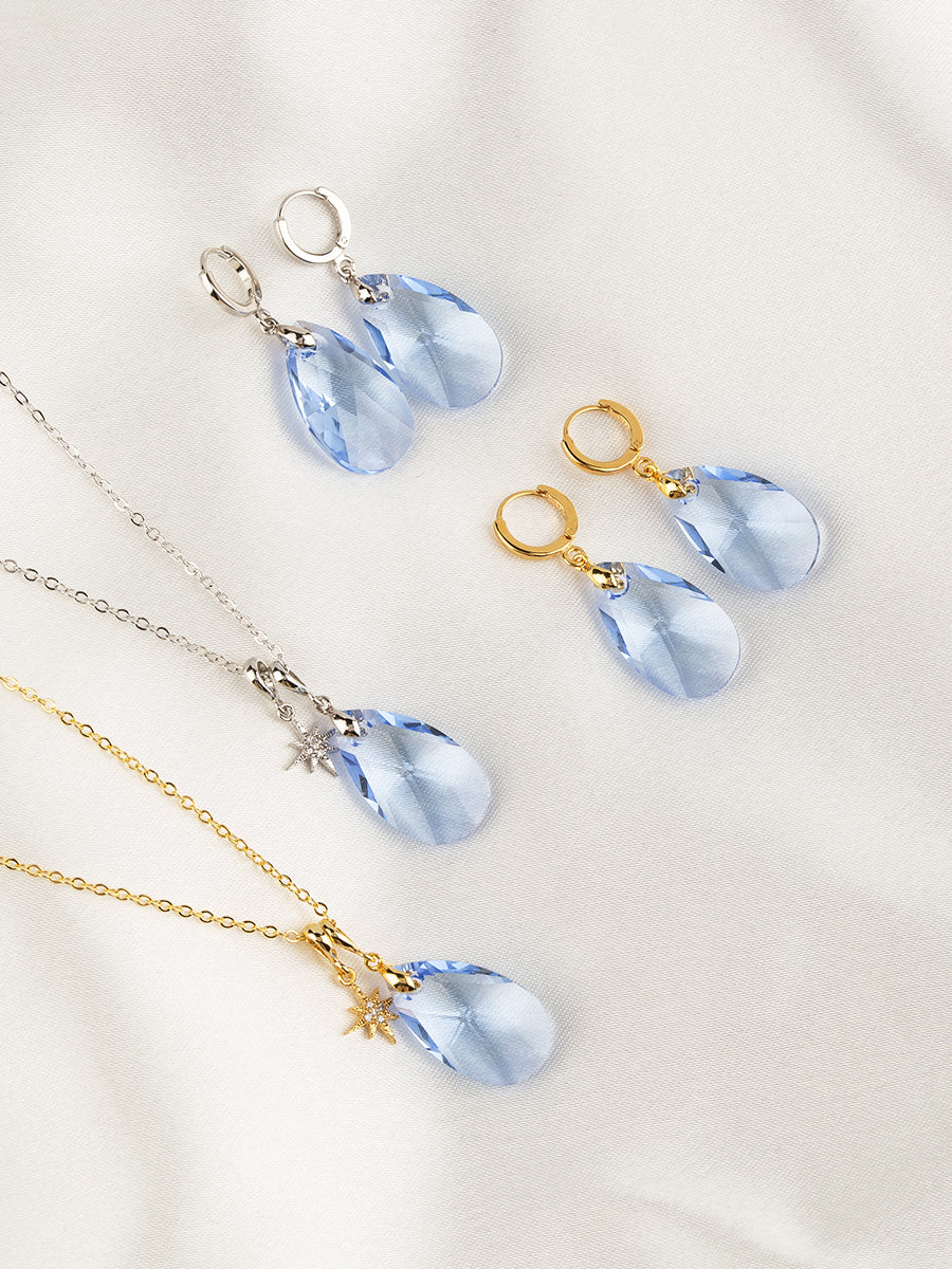 Olivia Jewelry Set | Light Sapphire