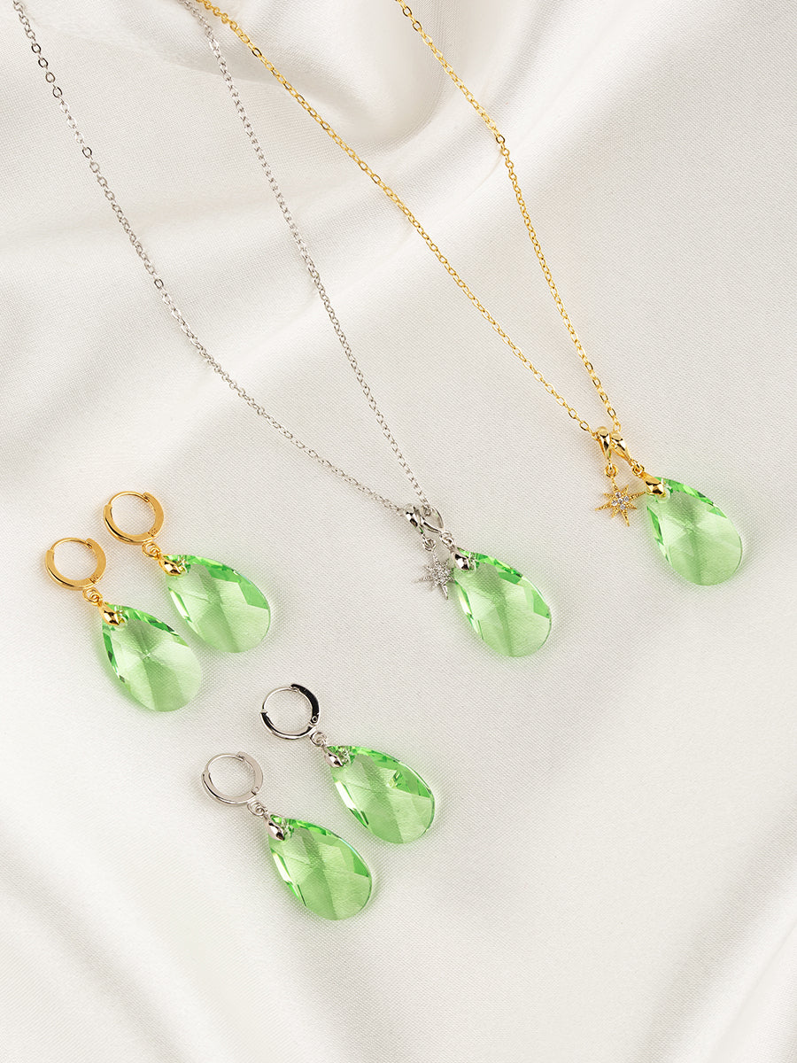 Load image into Gallery viewer, Olivia Necklace Set | Peridot
