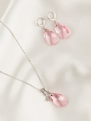 
            
                Load image into Gallery viewer, Olivia Jewelry Set | Light Rose
            
        