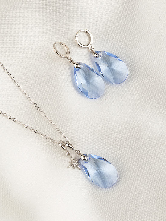 Olivia Jewelry Set | Light Sapphire