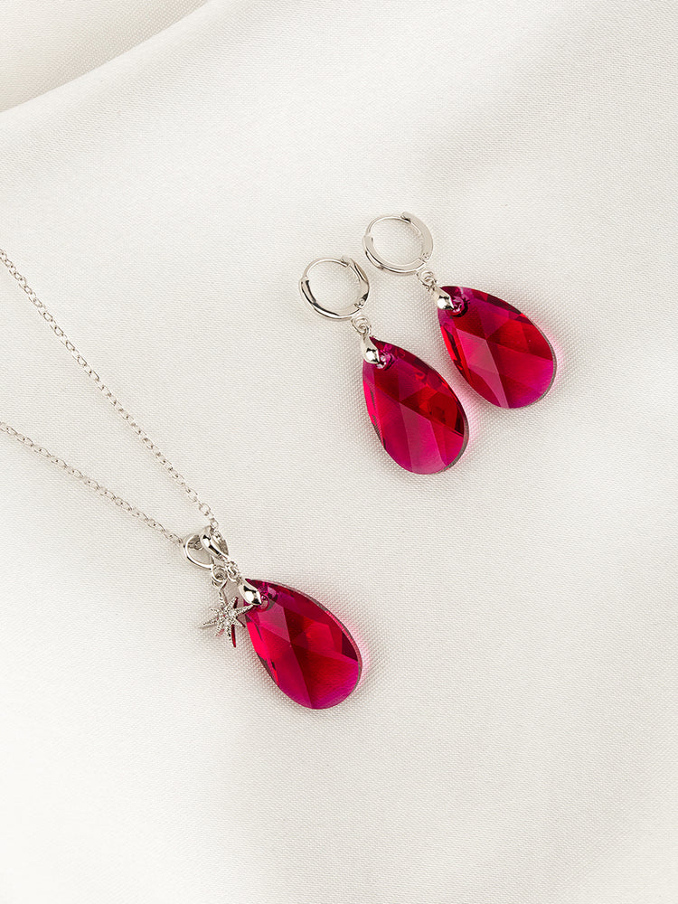 
            
                Load image into Gallery viewer, Olivia Jewelry Set | Scarlet
            
        