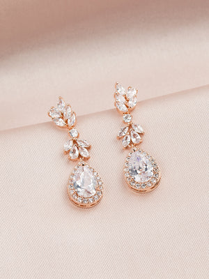 Rhea Rose Gold Earrings