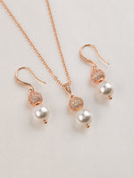 Selene Rose Gold Jewelry Set