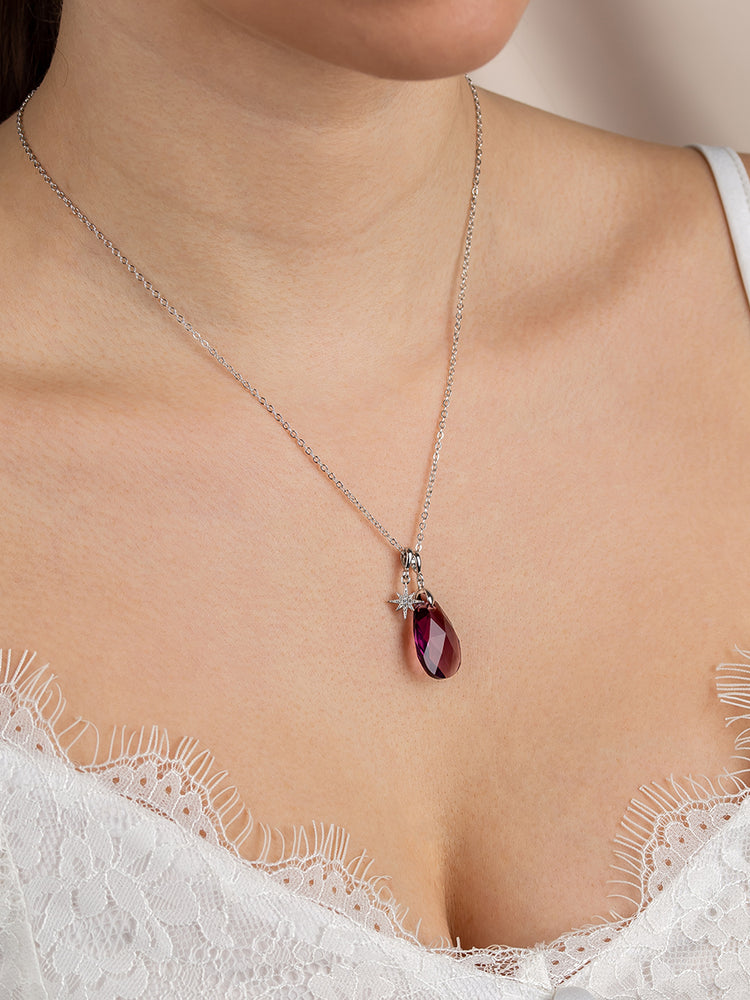 Olivia Necklace Set | Amethyst