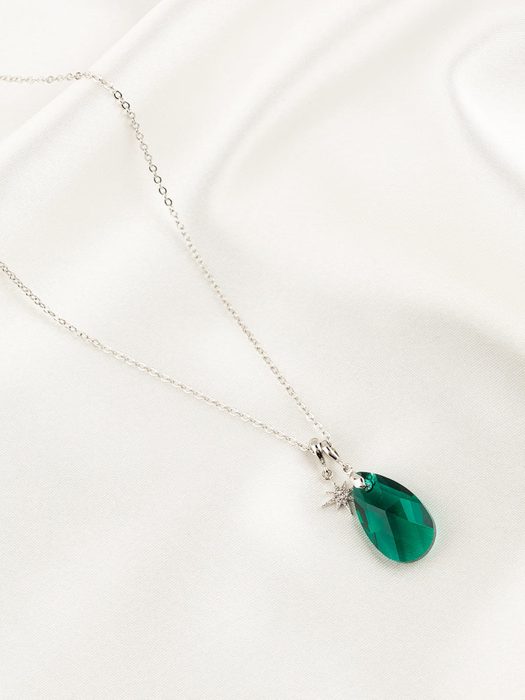 
            
                Load image into Gallery viewer, Olivia Necklace Set | Emerald
            
        