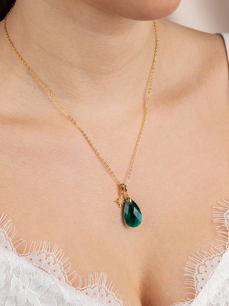 Olivia Necklace Set | Emerald