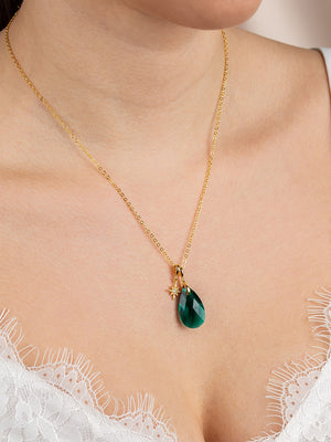 Olivia Necklace Set | Emerald