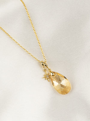 
            
                Load image into Gallery viewer, Olivia Necklace Set | Golden Shadow
            
        