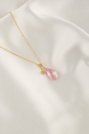 
            
                Load image into Gallery viewer, Olivia Necklace Set | Light Rose
            
        
