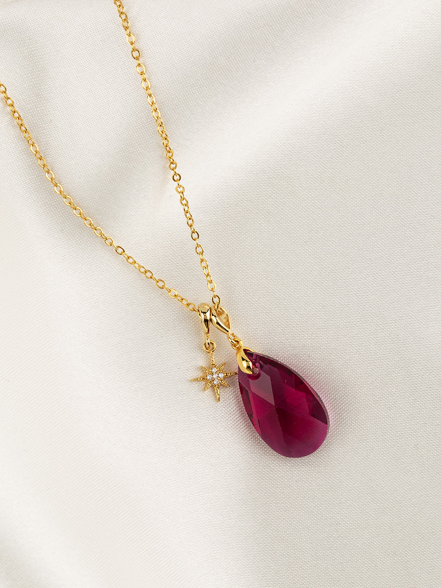 [Miae] [Sepia] (紅梨) Necklace + Earring SET Pretty Woman Opera Necklace and Earrings Reproduction, Set