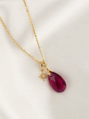 Olivia Necklace Set | Ruby