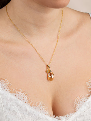 Olivia Necklace Set | Golden Shadow