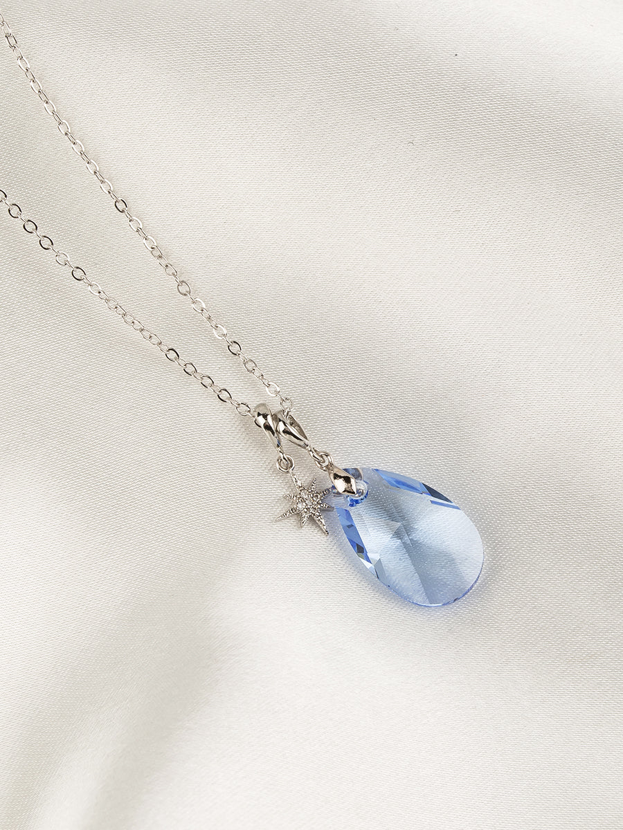Olivia Necklace Set | Light Sapphire