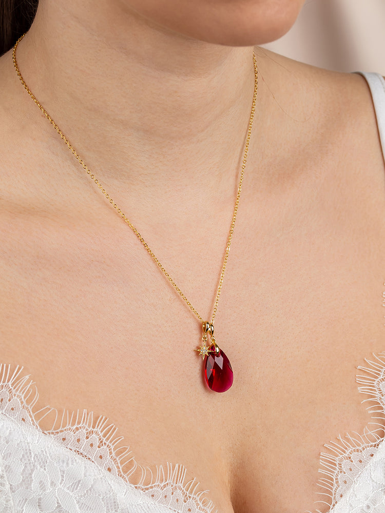 
            
                Load image into Gallery viewer, Olivia Jewelry Set | Ruby
            
        