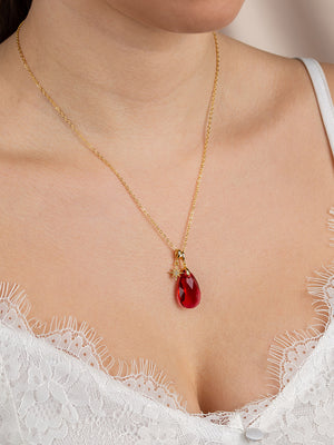 
            
                Load image into Gallery viewer, Olivia Necklace Set | Scarlet
            
        