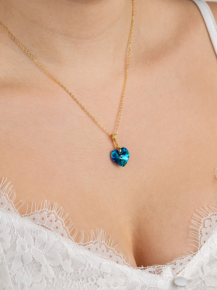 
            
                Load image into Gallery viewer, Amour Pendant | Bermuda Blue
            
        