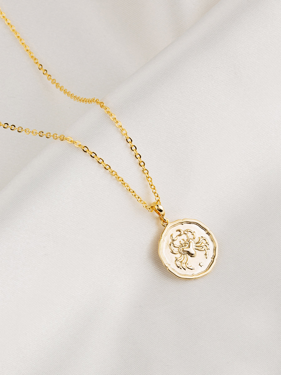 Hope Medallion Pendant in 14K Gold - Charms for Cancer