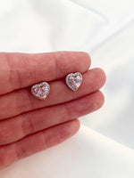 Rose Heart Earrings (Bridesmaid)
