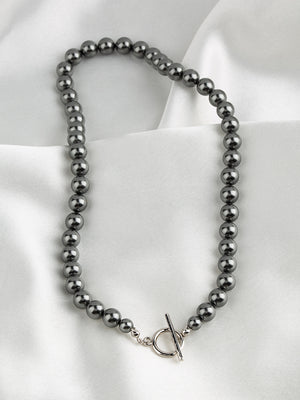 
            
                Load image into Gallery viewer, Evelyn Necklace | Grey
            
        