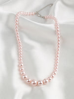Graduated Pearl Necklace | Pastel